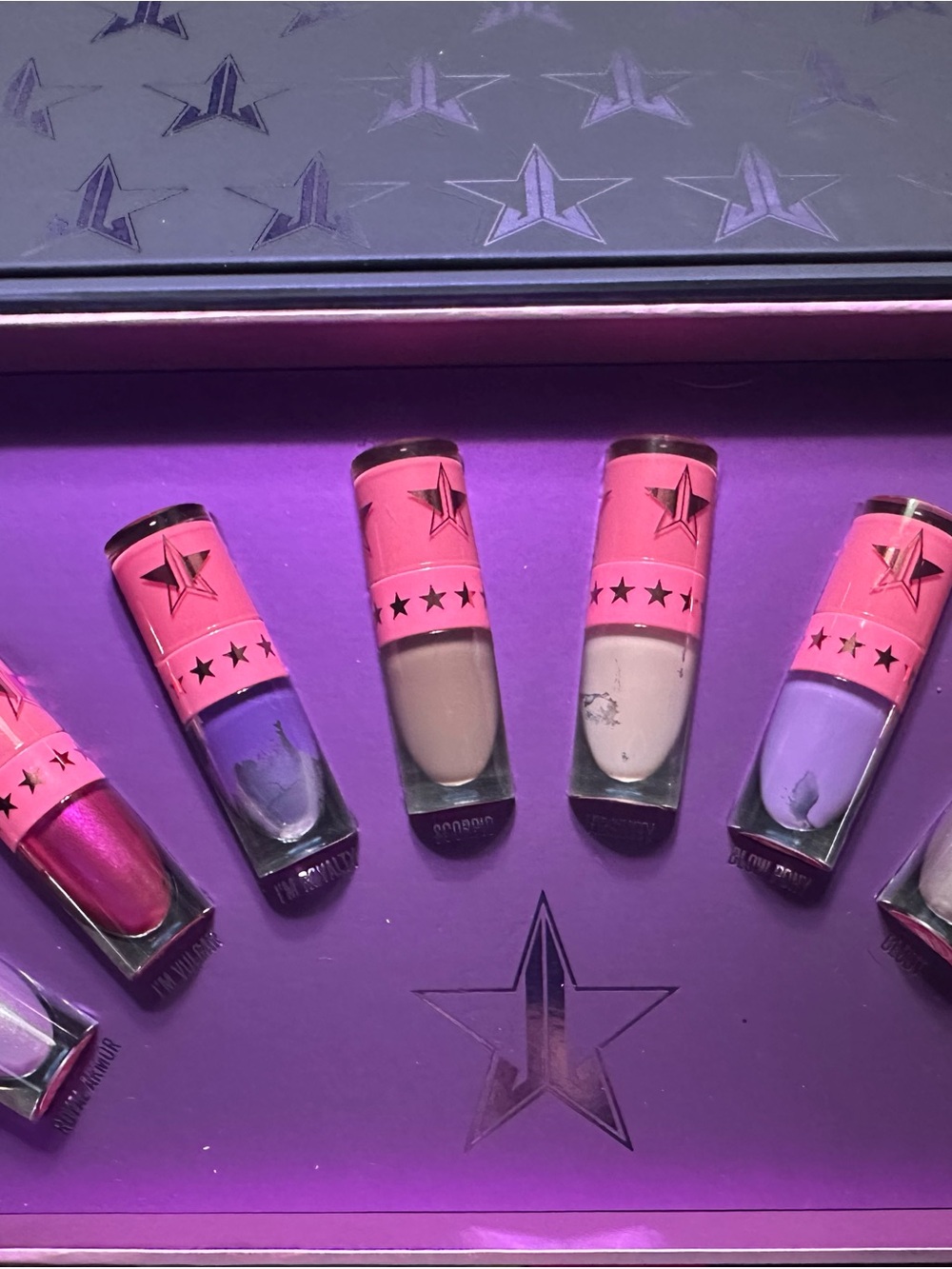 Jeffree Star Mini Lip Ammunition Set — Pink & Purple Tones